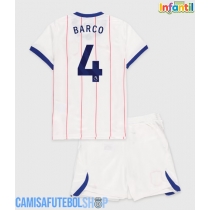 Camisa de time de futebol Chelsea Valentin Barco #4 Replicas 3º Equipamento Infantil 2026-27 Manga Curta (+ Calças curtas)